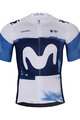 BONAVELO Cyklistický dres s krátkym rukávom - MOVISTAR 2025 - biela/modrá