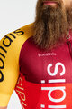 BONAVELO Cyklistický dres s krátkym rukávom - COFIDIS 2025 - červená/žltá