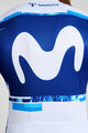 BONAVELO Cyklistický dres s dlhým rukávom zimný - MOVISTAR 2025 WINTER  - biela/modrá