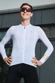 HOLOKOLO Cyklistický dres s dlhým rukávom letný - VICTORIOUS GOLD ELITE - biela