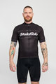 HOLOKOLO Cyklistický dres s krátkym rukávom - GEAR UP - čierna