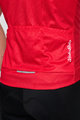 HOLOKOLO Cyklistický dres s krátkym rukávom - GEAR UP - červená