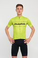 HOLOKOLO Cyklistický dres s krátkym rukávom - GEAR UP - žltá
