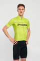 HOLOKOLO Cyklistický dres s krátkym rukávom - GEAR UP - žltá
