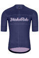 HOLOKOLO Cyklistický dres s krátkym rukávom - GEAR UP - modrá