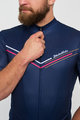 HOLOKOLO Cyklistický dres s krátkym rukávom - LEVEL UP - modrá