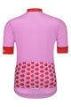 HOLOKOLO Cyklistický dres s krátkym rukávom - FRUIT - ružová