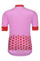HOLOKOLO Cyklistický dres s krátkym rukávom - FRUIT - ružová/červená