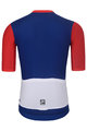 HOLOKOLO Cyklistický dres s krátkym rukávom - TECHNICAL  - biela/modrá
