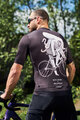HOLOKOLO Cyklistický dres s krátkym rukávom - OCTOPUS - čierna/biela