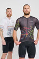 HOLOKOLO Cyklistický dres s krátkym rukávom - MAAPPI DARK - čierna/viacfarebná