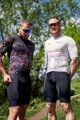 HOLOKOLO Cyklistický dres s krátkym rukávom - MAAPPI DARK - čierna/viacfarebná