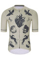 HOLOKOLO Cyklistický dres s krátkym rukávom - CRUST - ivory/čierna
