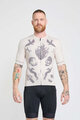 HOLOKOLO Cyklistický dres s krátkym rukávom - CRUST - ivory/čierna