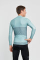 HOLOKOLO Cyklistický dres s dlhým rukávom zimný - STRIPES WINTER - svetlo zelená