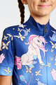 HOLOKOLO Cyklistický dres s krátkym rukávom - FAIRY TALE - modrá