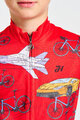 HOLOKOLO Cyklistický dres s krátkym rukávom - SPEED - červená