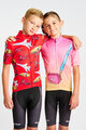 HOLOKOLO Cyklistický dres s krátkym rukávom - SPEED - červená