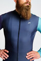 HOLOKOLO Cyklistický dres s dlhým rukávom zimný - PERFORMANCE WINTER - fialová/zelená