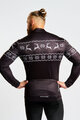 HOLOKOLO Cyklistický dres s dlhým rukávom zimný - FROSTTRAIL WINTER - čierna