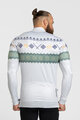 HOLOKOLO Cyklistický dres s dlhým rukávom zimný - FROSTTRAIL WINTER - šedá/zelená