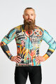 HOLOKOLO Cyklistický dres s dlhým rukávom zimný - WILDLY II WINTER - viacfarebná