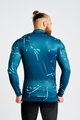 HOLOKOLO Cyklistický dres s dlhým rukávom zimný - PASSION WINTER - modrá