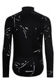 HOLOKOLO Cyklistický dres s dlhým rukávom zimný - PASSION WINTER - čierna/biela