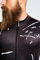 HOLOKOLO Cyklistický dres s dlhým rukávom zimný - PASSION WINTER - čierna/biela