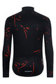 HOLOKOLO Cyklistický dres s dlhým rukávom zimný - PASSION WINTER - čierna/červená