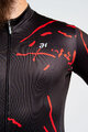 HOLOKOLO Cyklistický dres s dlhým rukávom zimný - PASSION WINTER - čierna/červená