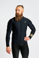 HOLOKOLO Cyklistický dres s dlhým rukávom zimný - VICTORIOUS WINTER - čierna