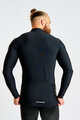 HOLOKOLO Cyklistický dres s dlhým rukávom zimný - VICTORIOUS WINTER - čierna
