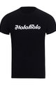 HOLOKOLO Cyklistické tričko s krátkym rukávom - CREW - čierna