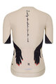 RIVANELLE BY HOLOKOLO Cyklistický dres s krátkym rukávom - HANDS LADY - béžová/čierna