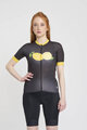RIVANELLE BY HOLOKOLO Cyklistický dres s krátkym rukávom - FRUIT LADY - žltá/čierna