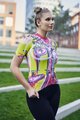 RIVANELLE BY HOLOKOLO Cyklistický dres s krátkym rukávom - FURIOSO - červená/žltá