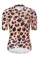 RIVANELLE BY HOLOKOLO Cyklistický dres s krátkym rukávom - WILDCAT II - béžová/čierna