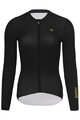 RIVANELLE BY HOLOKOLO Cyklistický dres s dlhým rukávom letný - VICTORIOUS GOLD ELITE LADY - čierna