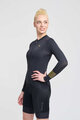RIVANELLE BY HOLOKOLO Cyklistický dres s dlhým rukávom letný - VICTORIOUS GOLD ELITE LADY - čierna