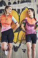 RIVANELLE BY HOLOKOLO Cyklistický dres s krátkym rukávom - LESS TALK - červená/viacfarebná