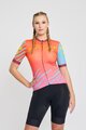 RIVANELLE BY HOLOKOLO Cyklistický dres s krátkym rukávom - LESS TALK - červená/viacfarebná