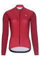 RIVANELLE BY HOLOKOLO Cyklistický dres s dlhým rukávom zimný - PERFORMANCE WINTER - bordová