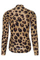RIVANELLE BY HOLOKOLO Cyklistický dres s dlhým rukávom zimný - WILDCAT II WINTER - hnedá/čierna