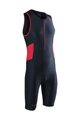 ZONE3 Cyklistická kombinéza - ACTIVATE  - čierna/červená