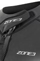 ZONE3 Cyklistická kombinéza - VERSA - čierna/oranžová