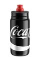 ELITE Cyklistická fľaša na vodu - FLY 550 COCA COLA - čierna