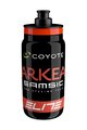 ELITE Cyklistická fľaša na vodu - FLY ARKEA SAMSIC - červená/čierna