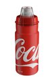 ELITE Cyklistická fľaša na vodu - JET PLUS 550 COCA COLA - červená