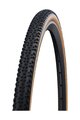 SCHWALBE plášť - X-ONE ALLROUND 700x33C RACEGUARD 67EPI - čierna/hnedá